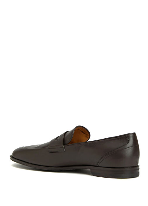 Kahverengi Erkek Deri Loafer - Görsel 4