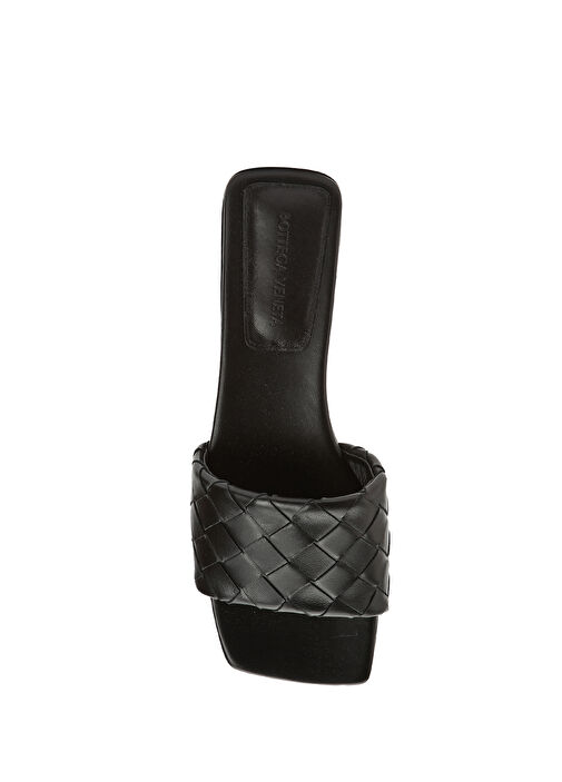 Siyah Kadın Deri Terlik - Görsel 5