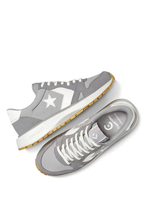 Omni Trainer Gri Kadın Deri Sneaker - Görsel 6