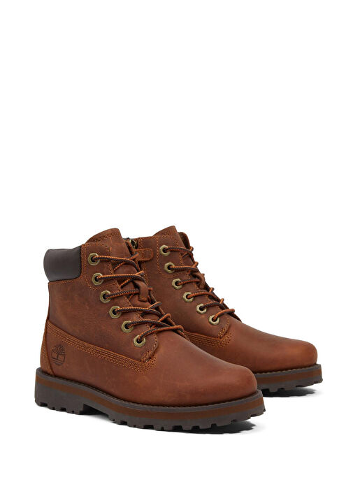 Courma Kid Mid Kahverengi Çocuk Deri Bot - Görsel 4