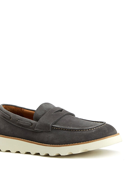 Füme Erkek Deri Loafer - Görsel 7