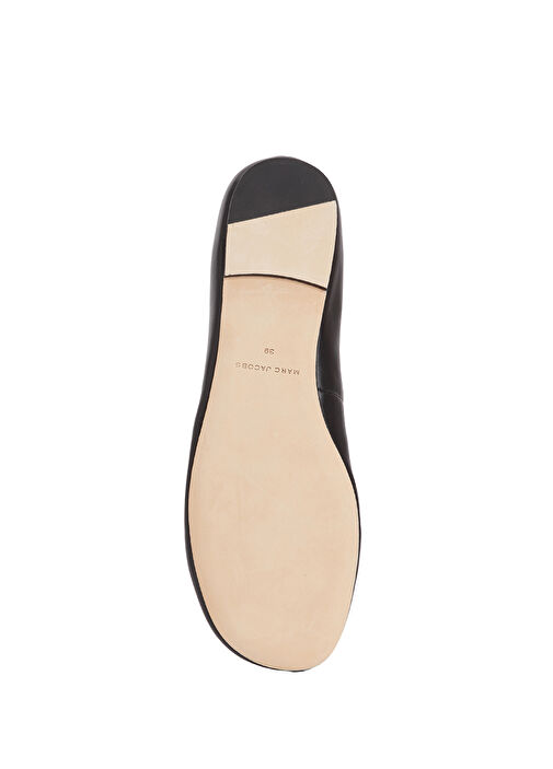 The Kiki Siyah Deri Babet - Görsel 6