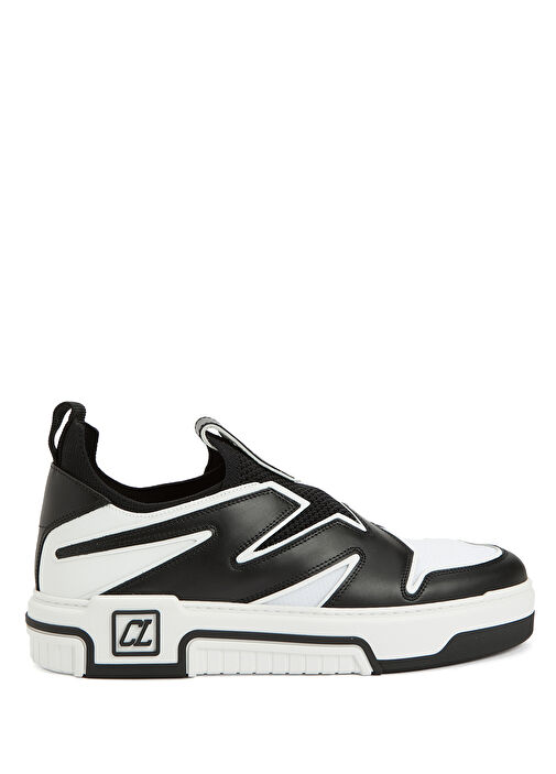 Astroflash Siyah Beyaz Erkek Deri Sneaker - Görsel 2