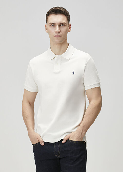 Polo by Ralph Lauren ノースリーブ M【CT2584】 Polo Ralph Lauren - Naturel Polo Yaka T-shirt - Naturel