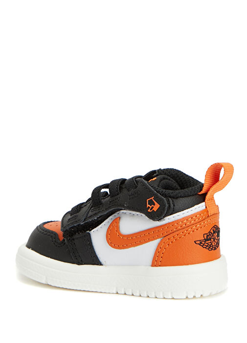 Jordan 1 LOW ALT Siyah Gri Çocuk Deri Sneaker - Görsel 4