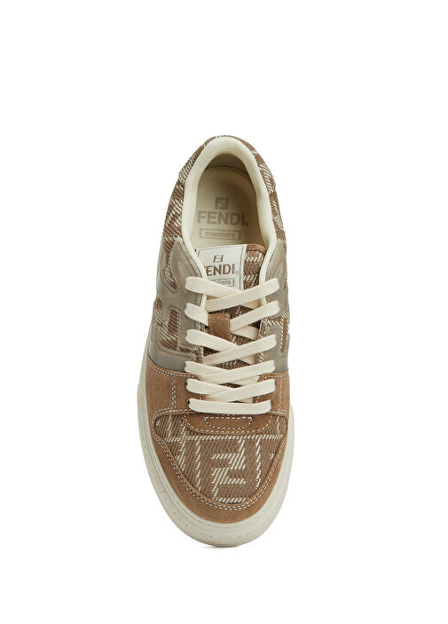 Vizon Kadın Deri Sneaker - Görsel 5