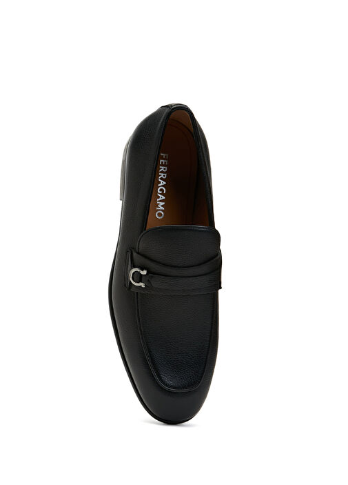 Siyah Erkek Deri Loafer - Görsel 5