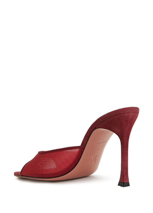 Alexa Mesh Bordo Kadın Terlik - Görsel 4