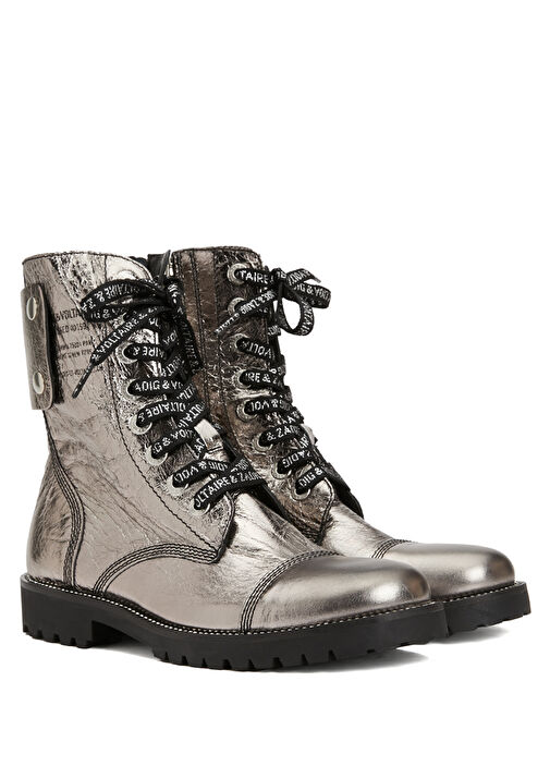 Silver Kadın Deri Bot - Görsel 3