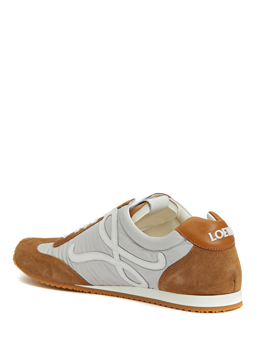 Ballet Runner 2.0 Gri Bej Erkek Deri Sneaker - Görsel 4