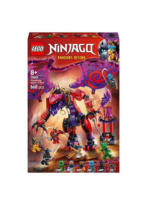 LEGO - Ninjago Thunderfang Kaos Ejderhası 668 Parça 8+ Yaş 6 Ninja