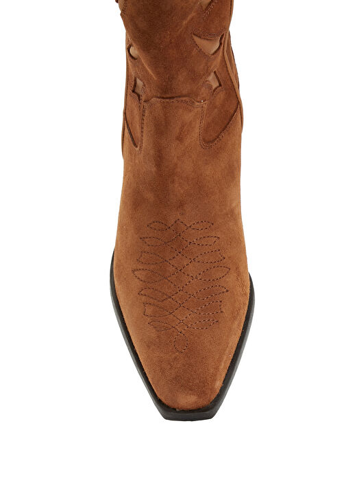 Taba Kadın Kovboy Çizme - Görsel 5