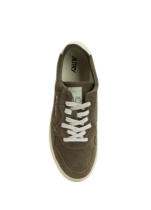 Medalist Haki Erkek Süet Sneaker - Görsel 5