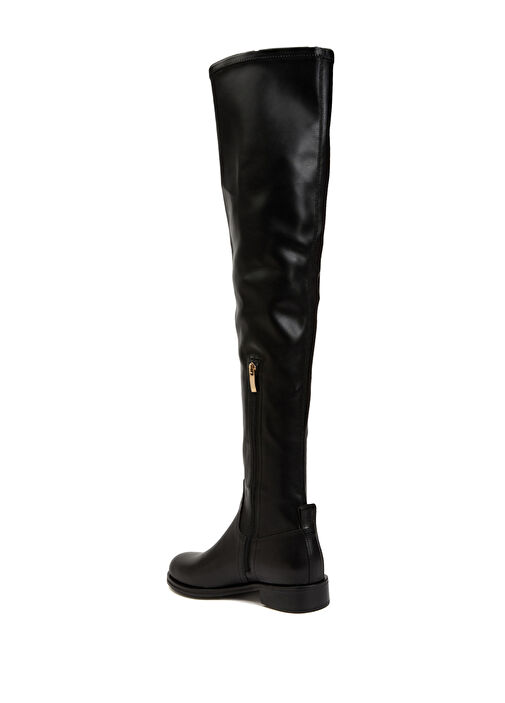 Siyah Kadın Deri Çizme - Görsel 10