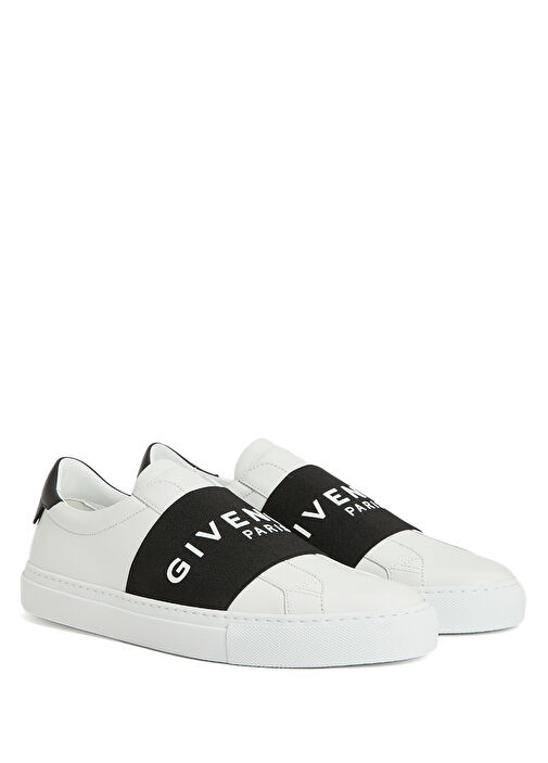 Urban Street Siyah Beyaz Erkek Deri Sneaker - Görsel 3