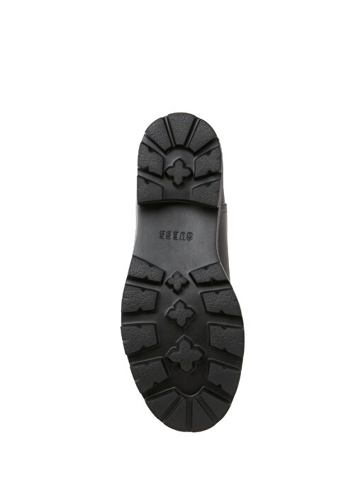 Kahverengi Logo Desenli Kadın Çizme - Görsel 6