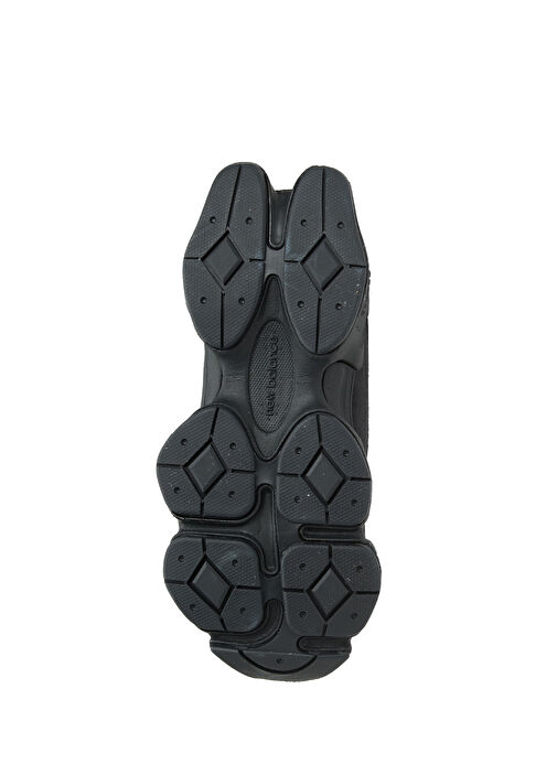 8040 Siyah Kadın Deri Sneaker - Görsel 6