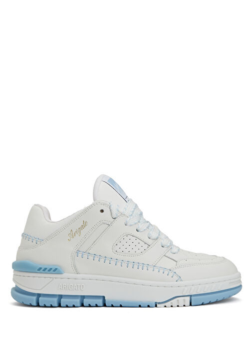 Area Lo Mavi Beyaz Kadın Deri Sneaker - Görsel 2