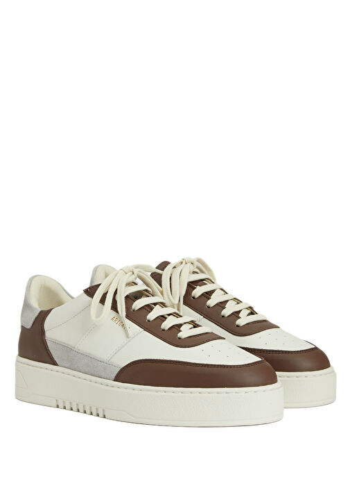 Kahverengi Erkek Deri Sneaker - Görsel 3