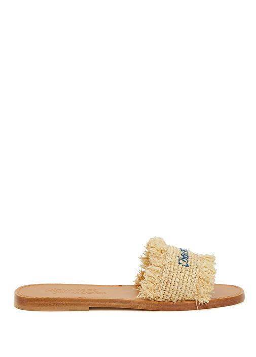 Naturel Kadın Rafya Terlik - Görsel 2