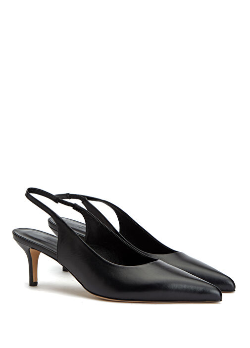 Beymen Club Beymen Club Siyah Deri Topuklu Ayakkabı Beymen'de! Siyah - 2. görsel