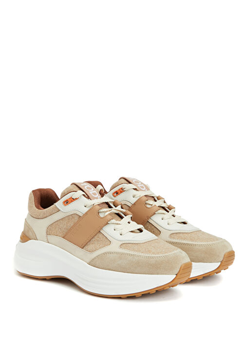 Sportiva 81L Allacciata Tec Bej Krem Kadın Sneaker - Görsel 3