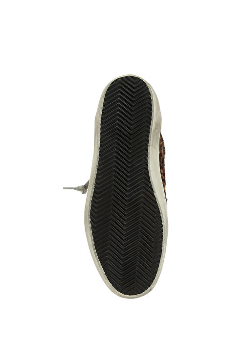 Mid Star Leopar Desenli Kadın Sneaker - Görsel 6