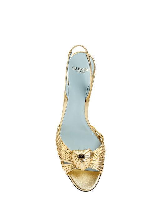 Gold Kadın Deri Sandalet - Görsel 5