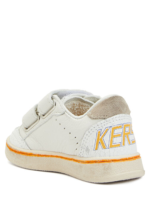 BallStar Mavi Beyaz Erkek Çocuk Deri Sneaker - Görsel 4