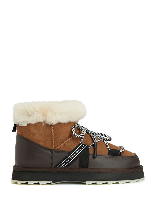 Blurred Micro Taba Kadın Deri Bot - Görsel 2