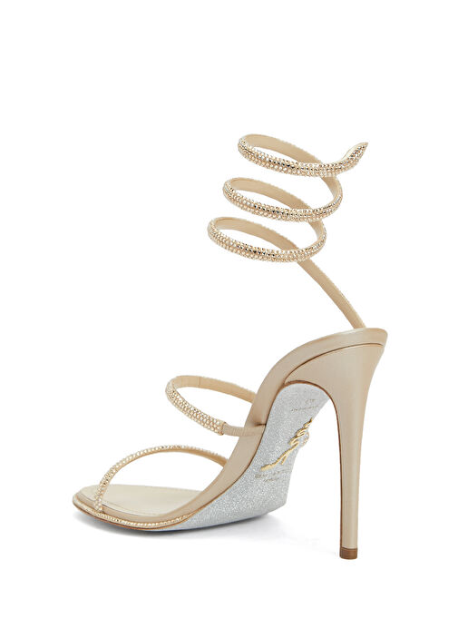 Bej Kadın Sandalet - Görsel 4