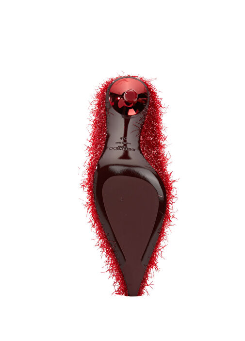 Ixia Kırmızı Deri Stiletto - Görsel 6