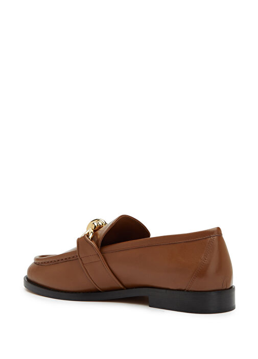 Astaire Taba Kadın Deri Loafer - Görsel 4