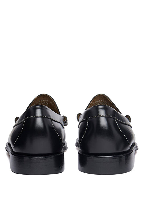 Siyah Erkek Deri Loafer - Görsel 5