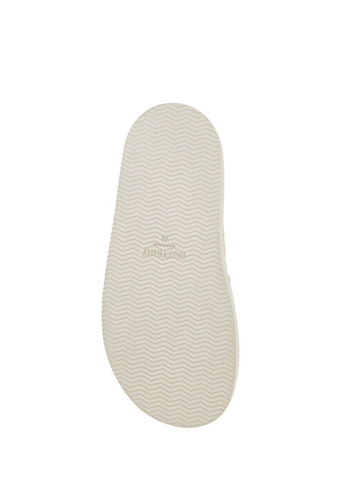 Taupe Örgü Dokulu Erkek Deri Terlik - Görsel 7