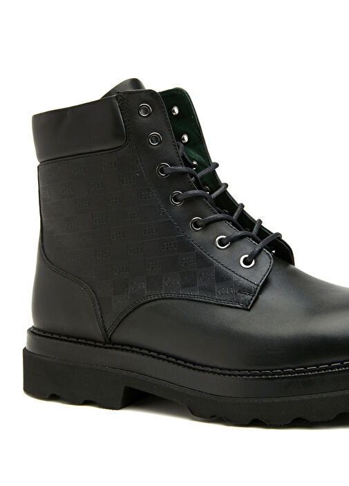 Siyah Erkek Deri Bot - Görsel 7
