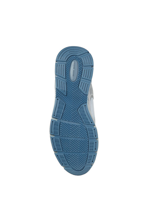 Açık Mavi Erkek Deri Sneaker - Görsel 6