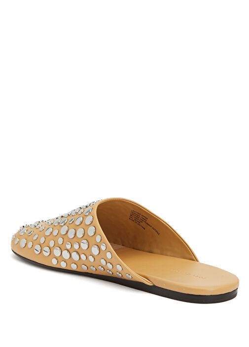 Silver Troklu Kadın Deri Terlik - Görsel 4