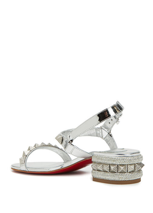 Pyradand Silver Kadın Deri Sandalet - Görsel 4