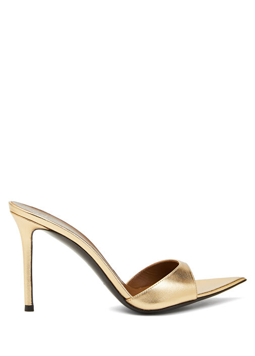 Gold Kadın Deri Terlik - Görsel 2