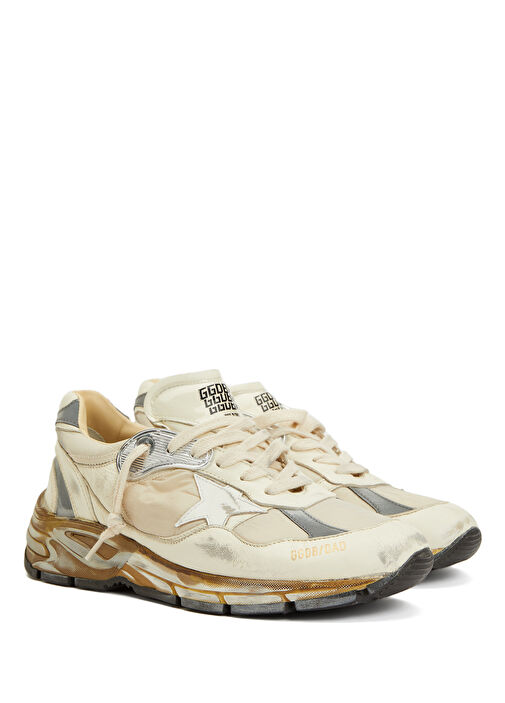 Golden Goose - Cream Women's Leather Sneaker Dad-Star
