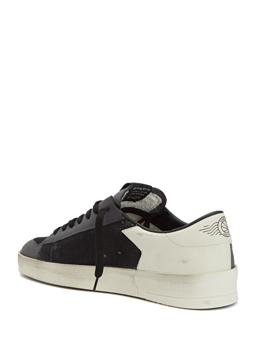 Stardan Siyah Gri Erkek Deri Sneaker - Görsel 4