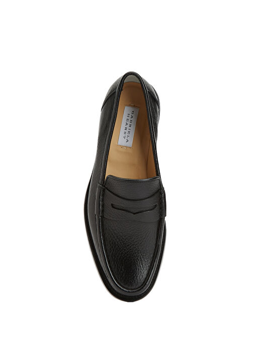 Pierre Siyah Kadın Deri Loafer - Görsel 5