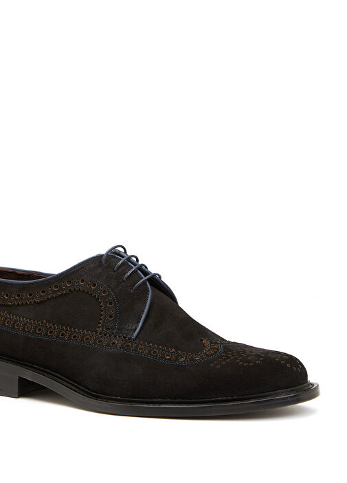 Erkek Süet Deri Lacivert Ayakkabı - Görsel 14