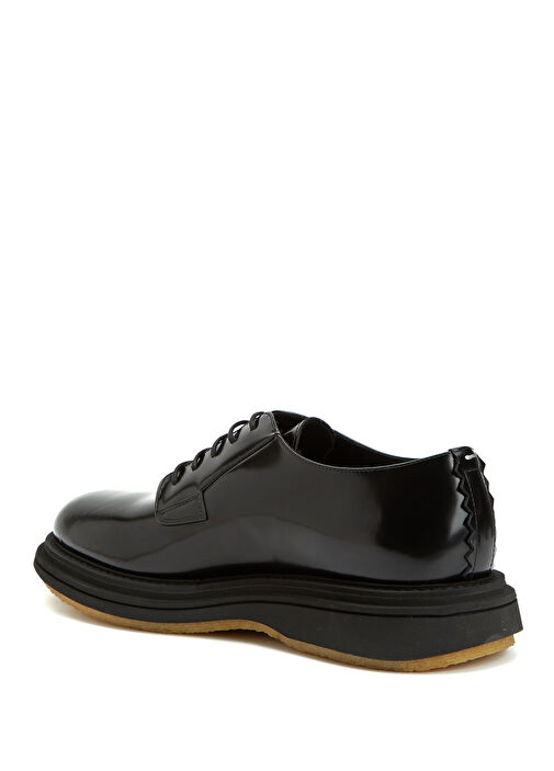 Victor Siyah Erkek Deri Ayakkabı - Görsel 4