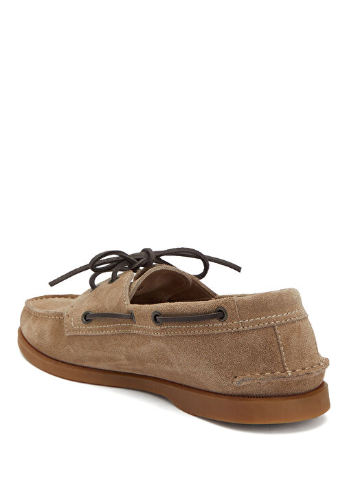 Freedom Bej Erkek Süet Loafer - Görsel 4