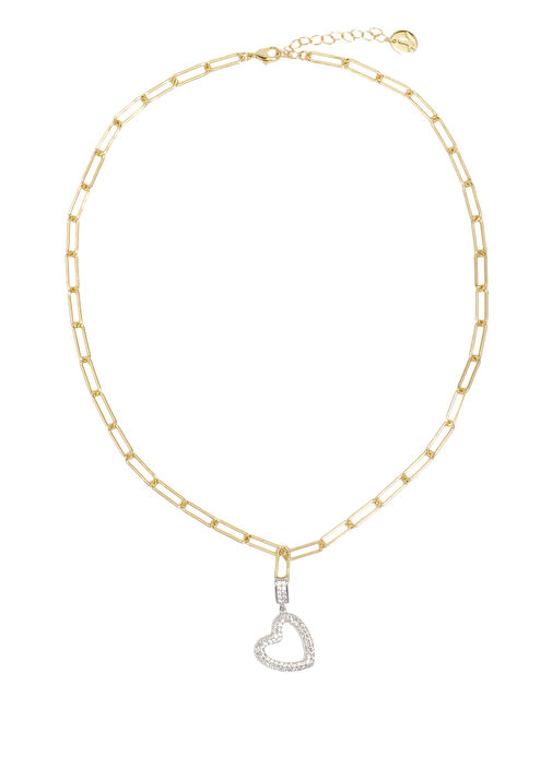 Kalp Detaylı Kadın Kolye