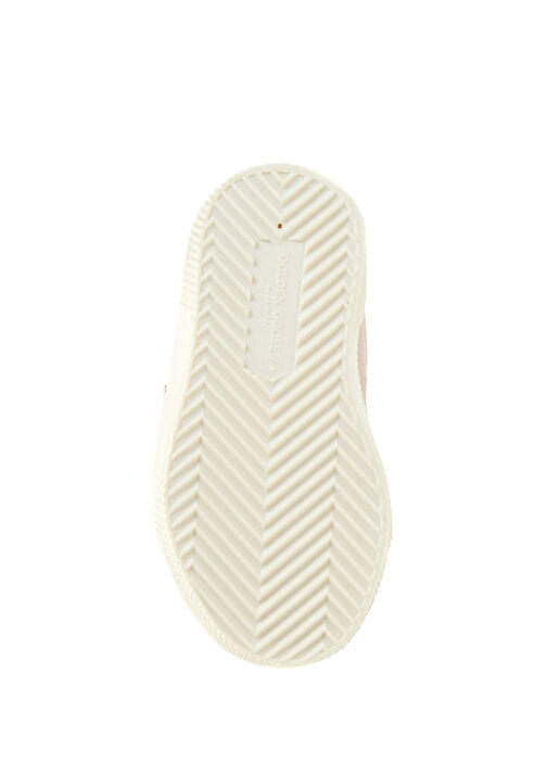 May Pembe Beyaz Kız Çocuk Deri Sneaker - Görsel 6