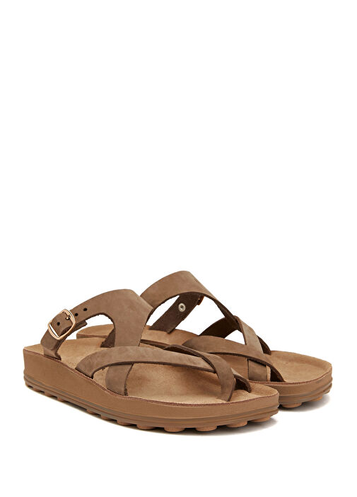 Vizon Kadın Deri Terlik - Görsel 3