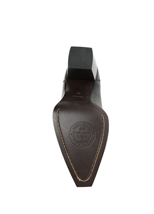 Siyah Kadın Deri Bot - Görsel 6